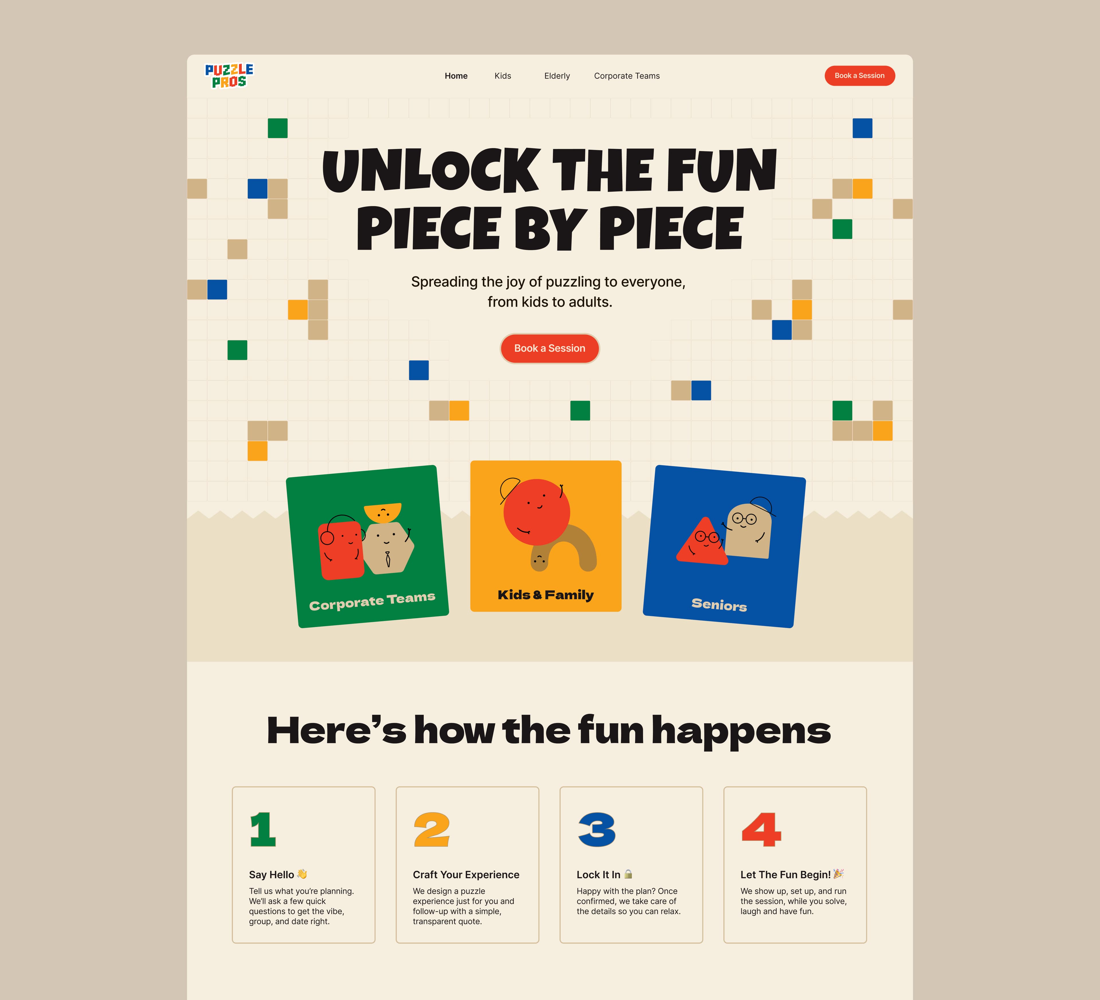 Website homepage