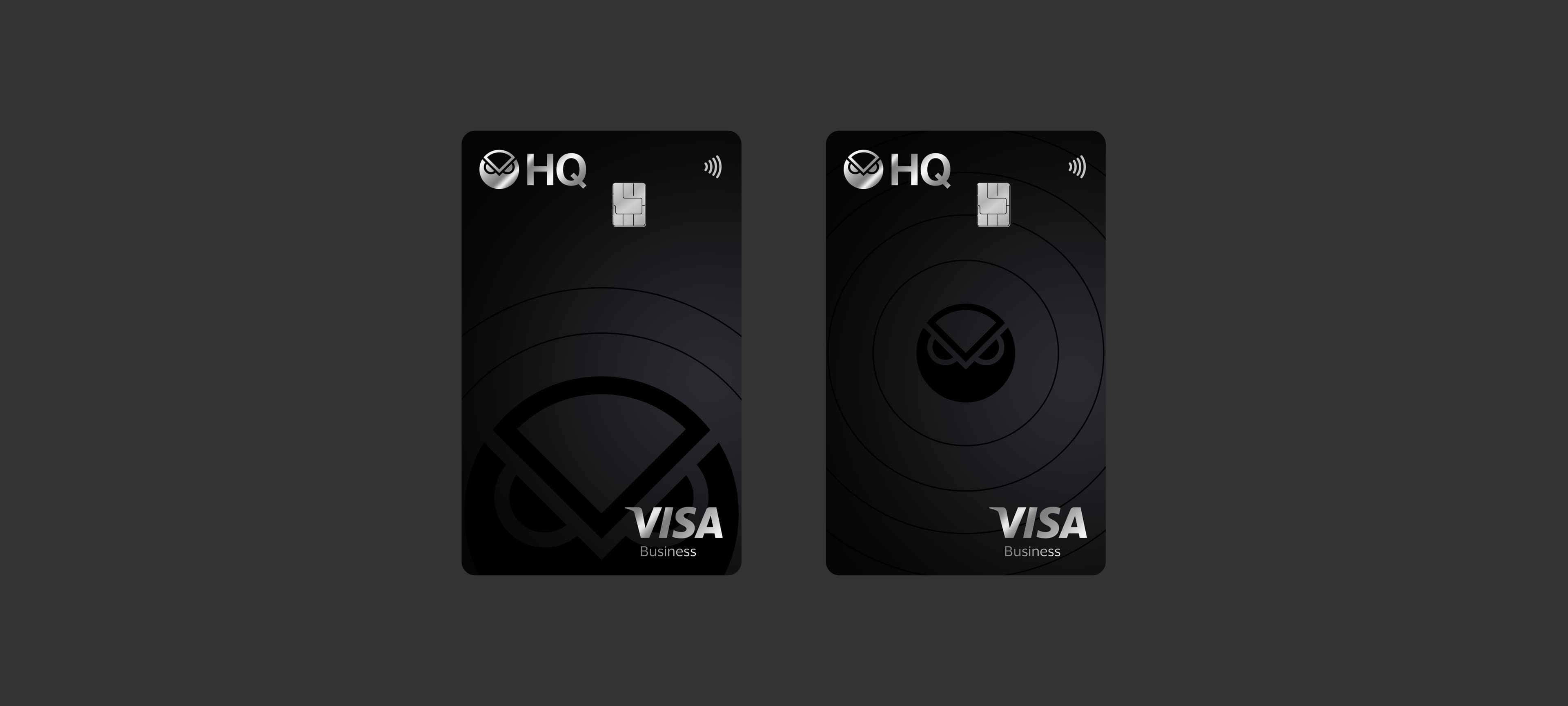 Updated card designs — post-acquisition branding